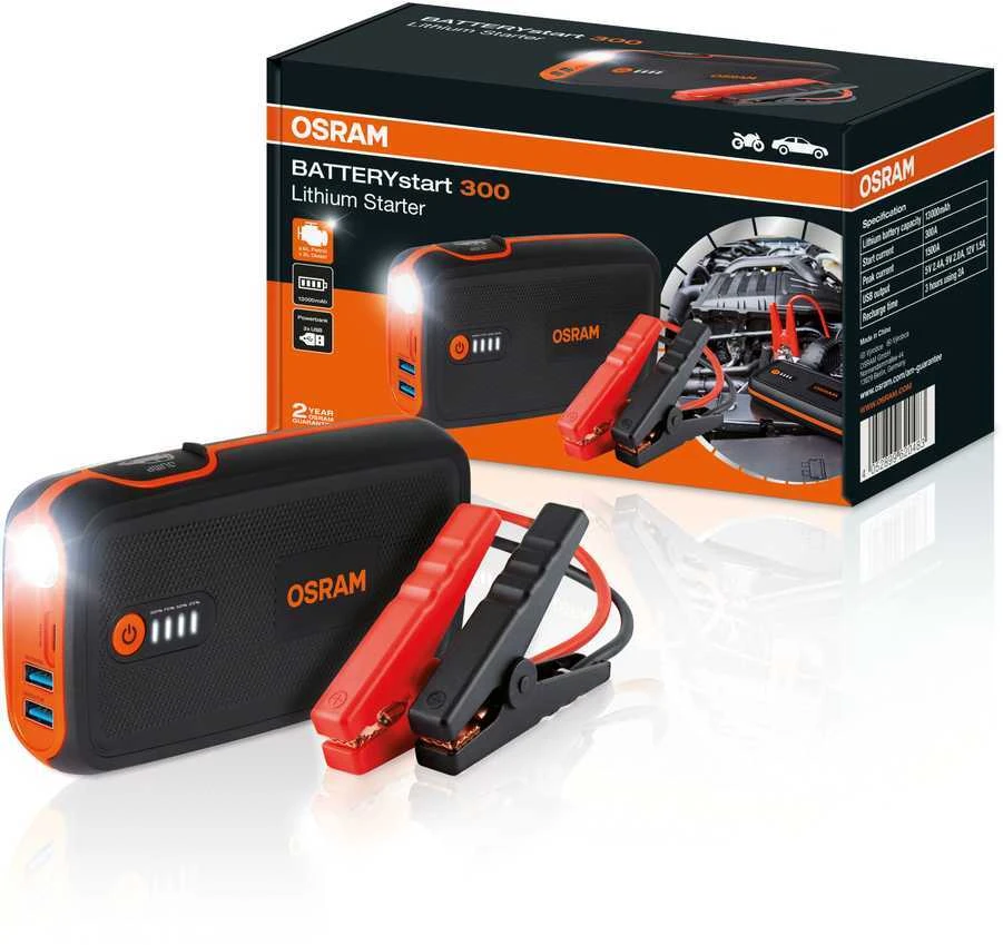 Osram akumuliatoriaus paleidėjas (booster) BATTERYstart 300 | OBSL300