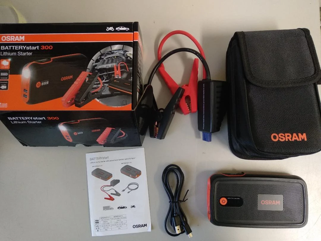 Osram akumuliatoriaus paleidėjas (booster) BATTERYstart 300 | OBSL300