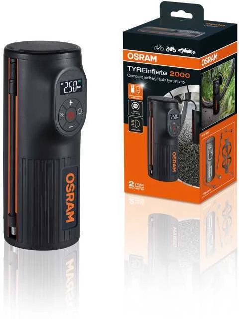Osram kompresorius | elektrinė pompa TYREinflate 2000 OTIR2000