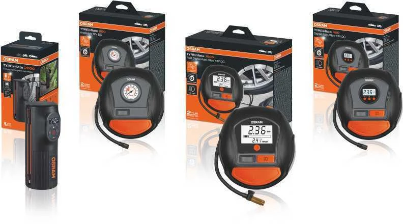 Osram kompresorius | elektrinė pompa TYREinflate 1000 | OTI1000