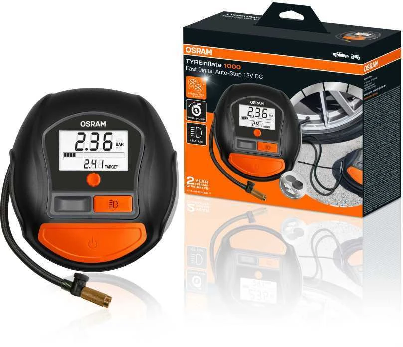 Osram kompresorius | elektrinė pompa TYREinflate 1000 | OTI1000
