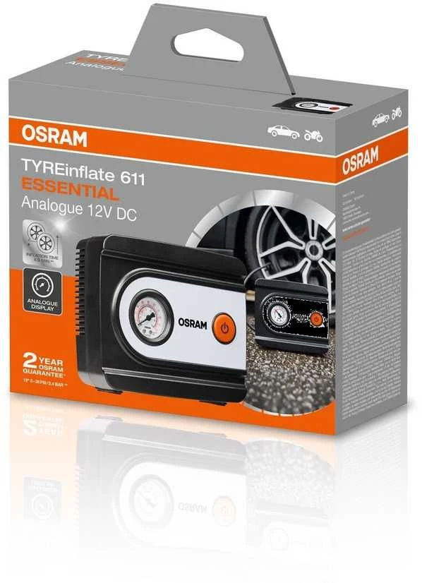 OSRAM kompresorius TYREinflate 611 ESSENTIAL Digital Tyre Inflator | 12V (OTI611ESN)