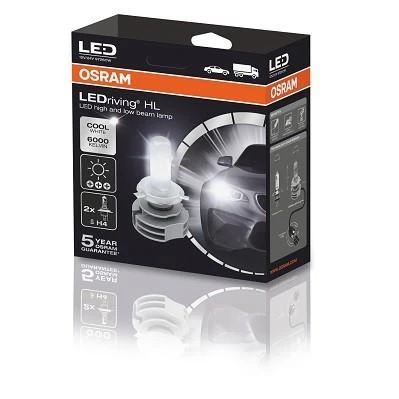Osram LED lemputės LEDriving HL H4 Gen2 | 9726CW