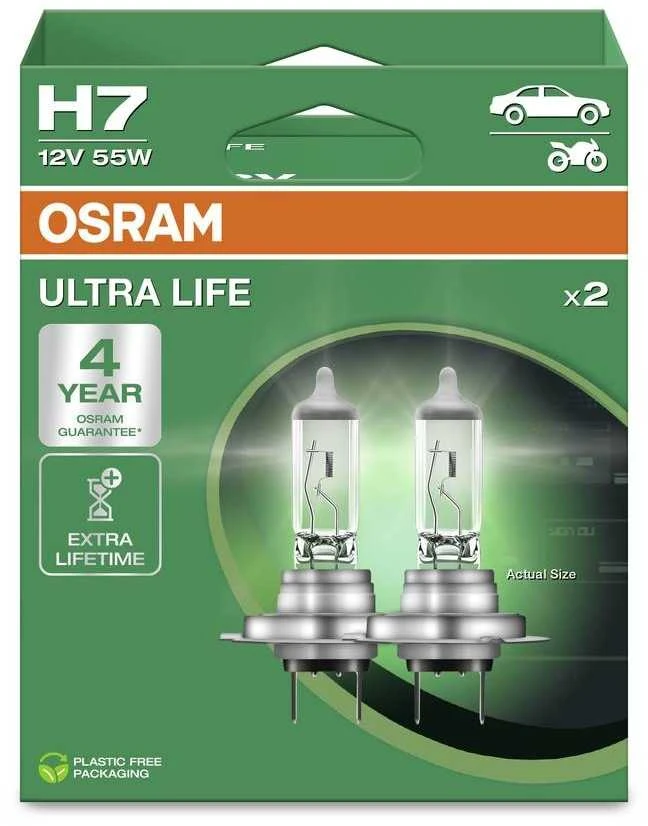 Osram lemputės ULTRA LIFE H7
