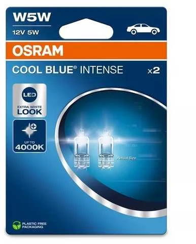 Osram lemputės W5W COOL Mėlynas intense NEXTgen