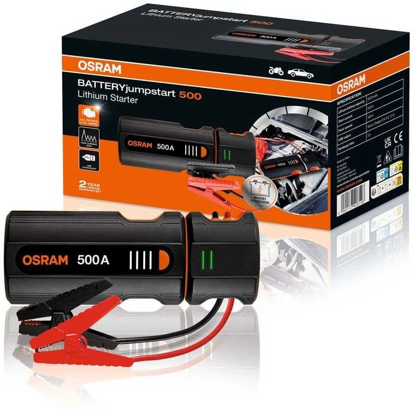 Paleidėjas OSRAM BATTERYjumpstart 500 I OjS010