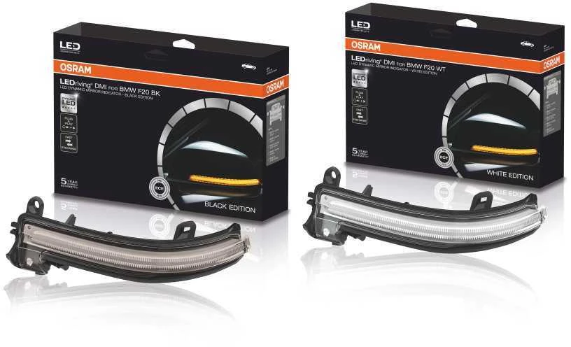 LED Posūkio žibintai ,,OSRAM" DMI (2 vnt.) BMW - Juoda