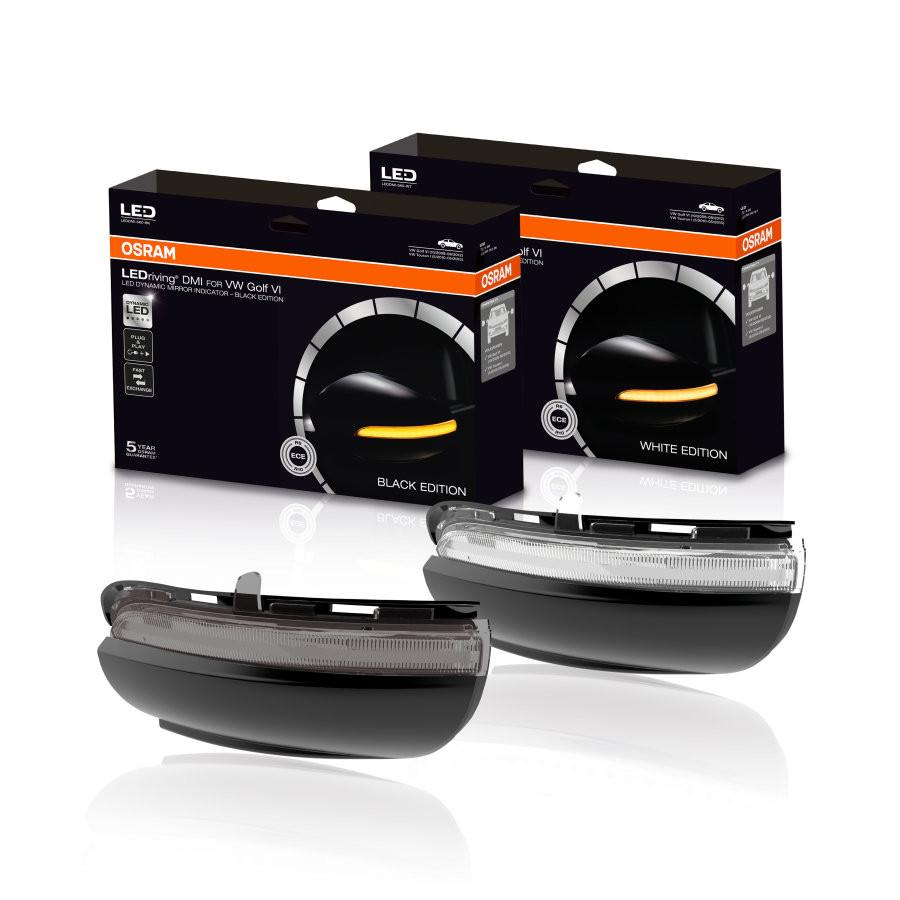 LED Posūkio žibintai ,,OSRAM&quot; DMI (2 vnt.) VW Golf VI - Balta
