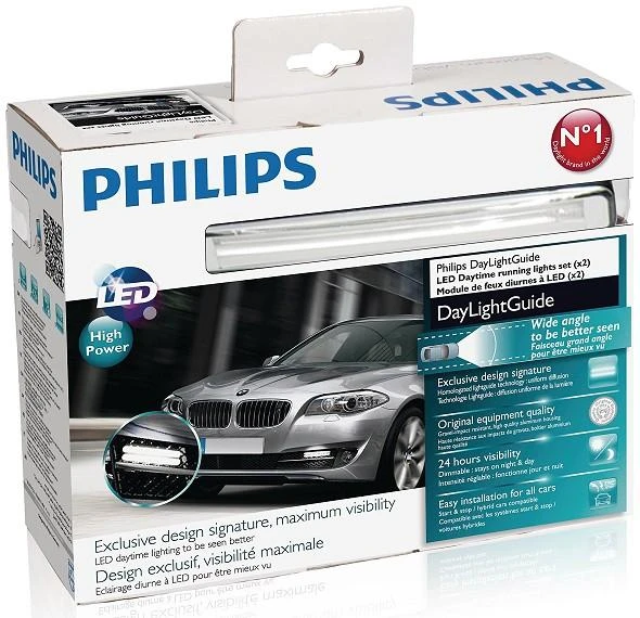 Vokietija LED Dienos žibintai Philips DaylightGuide 12825