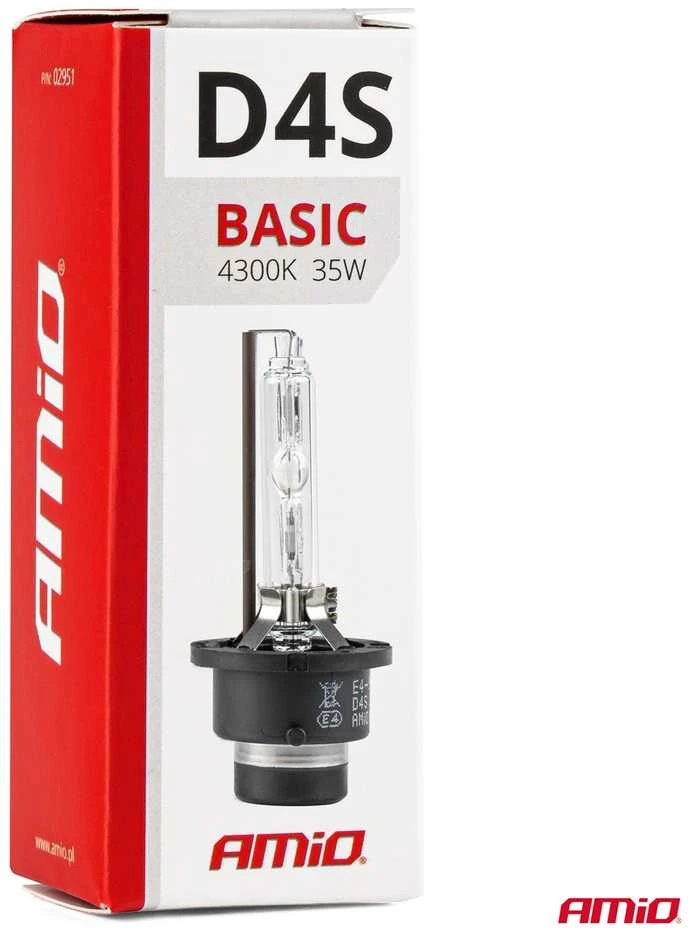 Ksenoninė lemputė D4S 35W 4300K BASIC I 02950 I AMiO