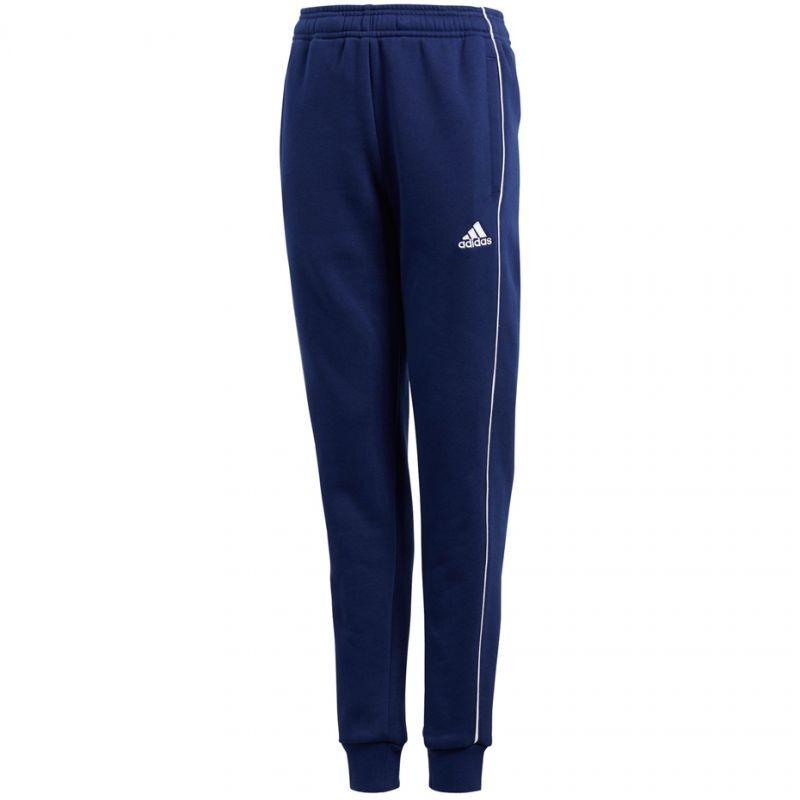 Adidas Core 18 Sweat Jr CV3958 sportinės kelnės (45412) (Tamsiai mėlyna  spalva) | Varle.lt