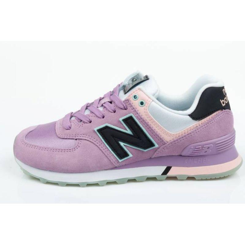 New Balance W WL574SAW žemi kedai (95397) (Violetinė spalva) | Varle.lt