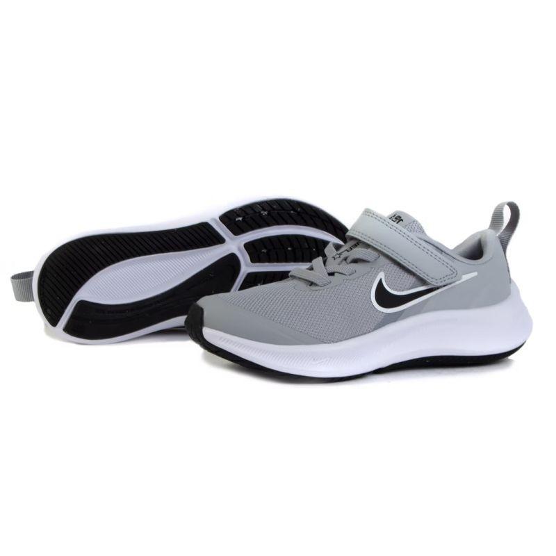 NIKE DA2777 008 STAR RUNNER 3 DEPORTIVO NYLON GRIS /ROJO NIÑOS - Valero's