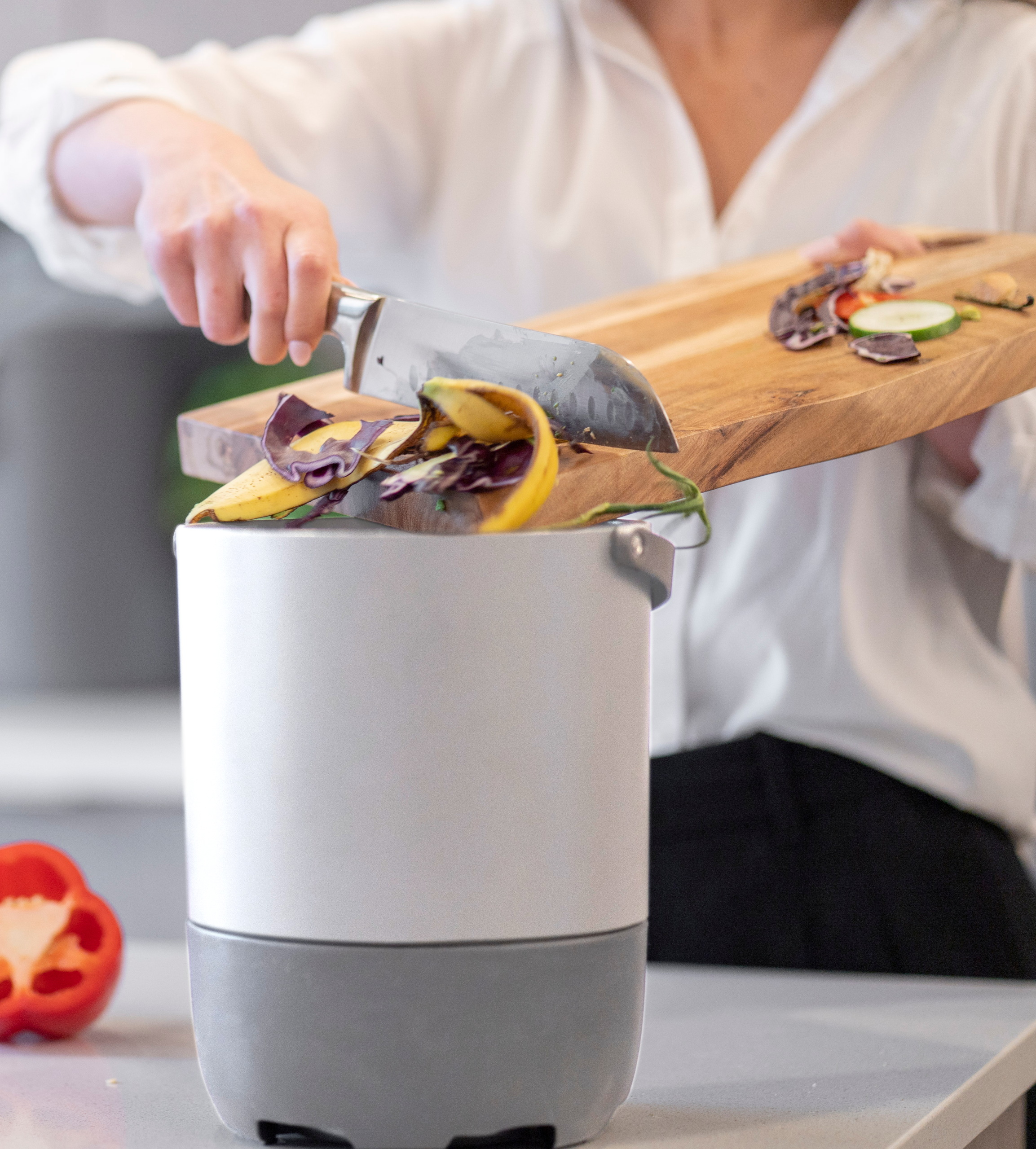 FoodCycler® Eco 5™ bio atliekų perdirbėjas, baltos spalvos aprašymas - Prekės nuotrauka