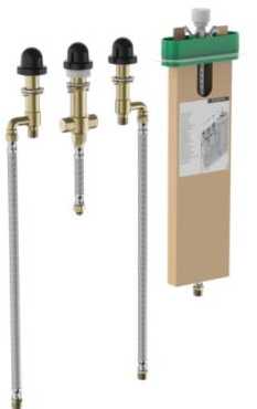 Hansgrohe 4-ių dalių montažinis komplektas vonios maišytuvui