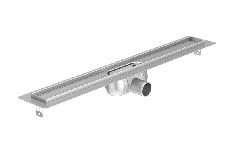 ACO ShowerDrain C latakas 685x65 mm su nerūd.plieno trapu, su horizontale junge(flanšu)
