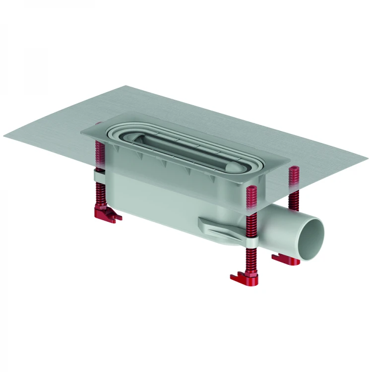 ACO ShowerDrain S+ trapas, vandens aukštis sifone 50 mm, horizontalus pajungimas
