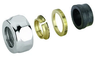 adapters kapara caurulei 18mm, 24-19, hroms