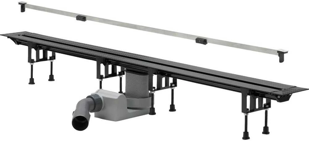 Advantix Vario dušo latakas, 300-1200mm su poliruotom grotelėm