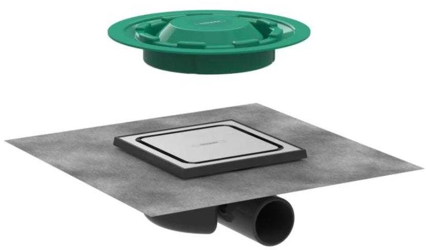 Hansgrohe Pagrindinis komplektas „RainDrain Spot Complete“, 150/150 mm DN50, horizontalus