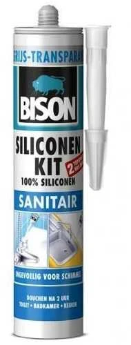Bison sanitarinis silikonas, bespalvis, 280 ml