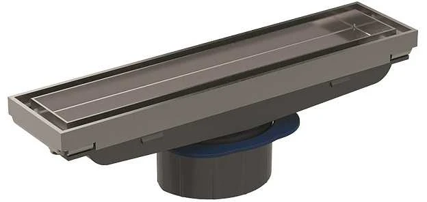 Geberit Cleanl‌ine dušo latako grotelės su įklijuojama plytele,18,8x4,3 cm, nerūdijantis plienas