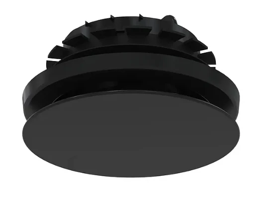 Zehnder ComfoValve Luna E125 nosūces difuzors, juodas