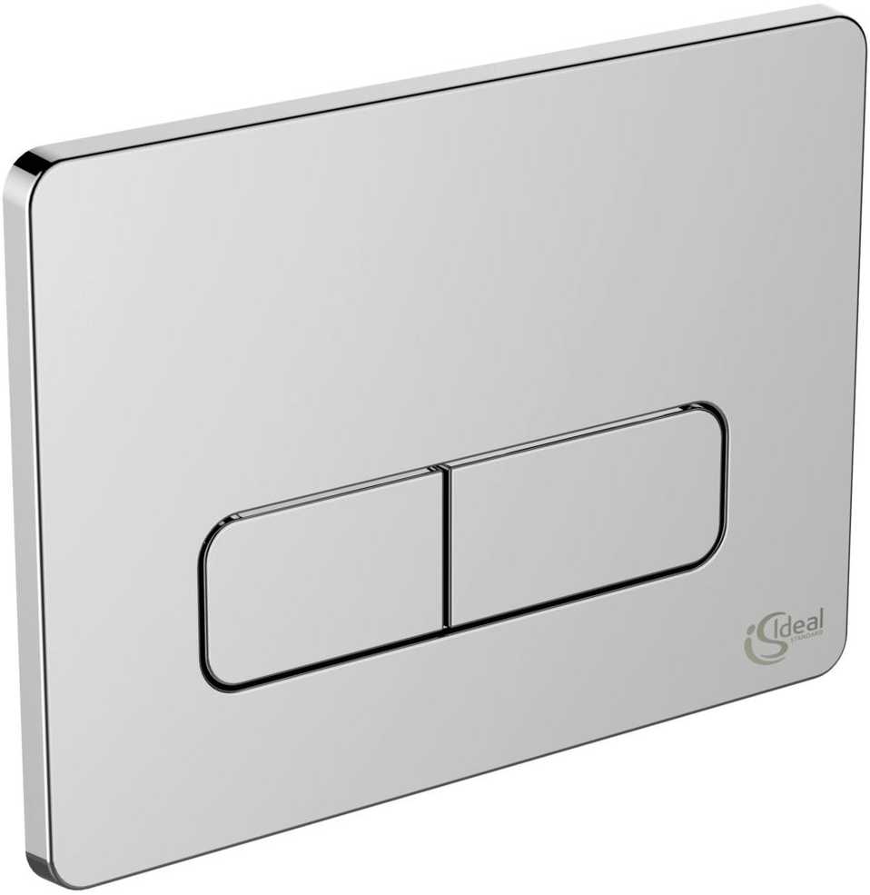 Dual flush control plate (Rounded)