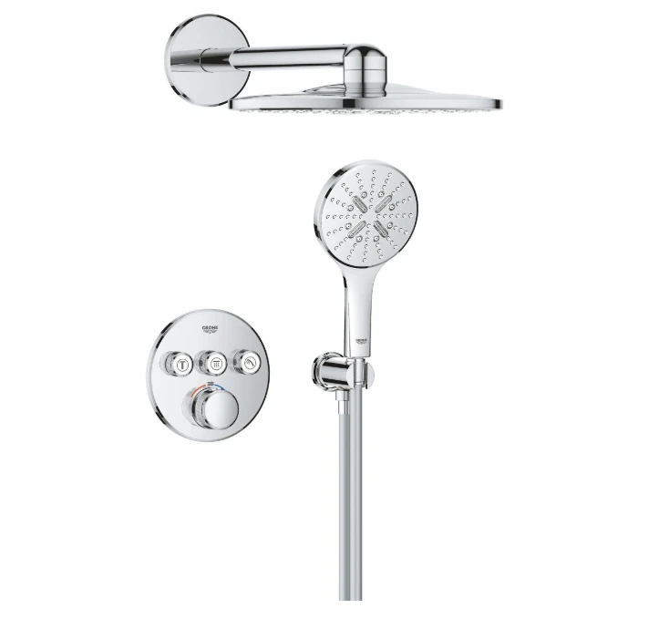 Grohe dušo sistema su termostatu „Grohtherm Smartcontrol“ / „Rainshower SmartActive 310“, chromuota (be „SmartBox“)