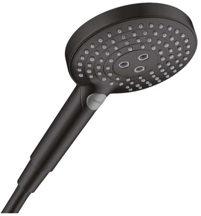 Rankinis dušas Hansgrohe Raindance Select S 120 3jet EcoSmart, 26531670, juodas matinis