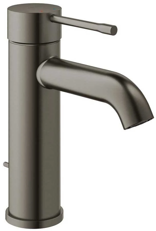 Grohe Essence S praustuvo maišytuvas lenktu snapeliu, brushed hard graphite