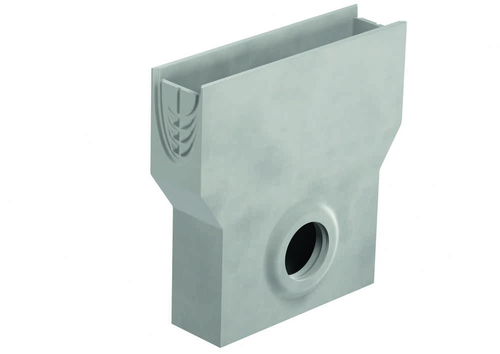 FILCOTEN light sump unit NW 100, 500/140/500, with pipe coupling DN100