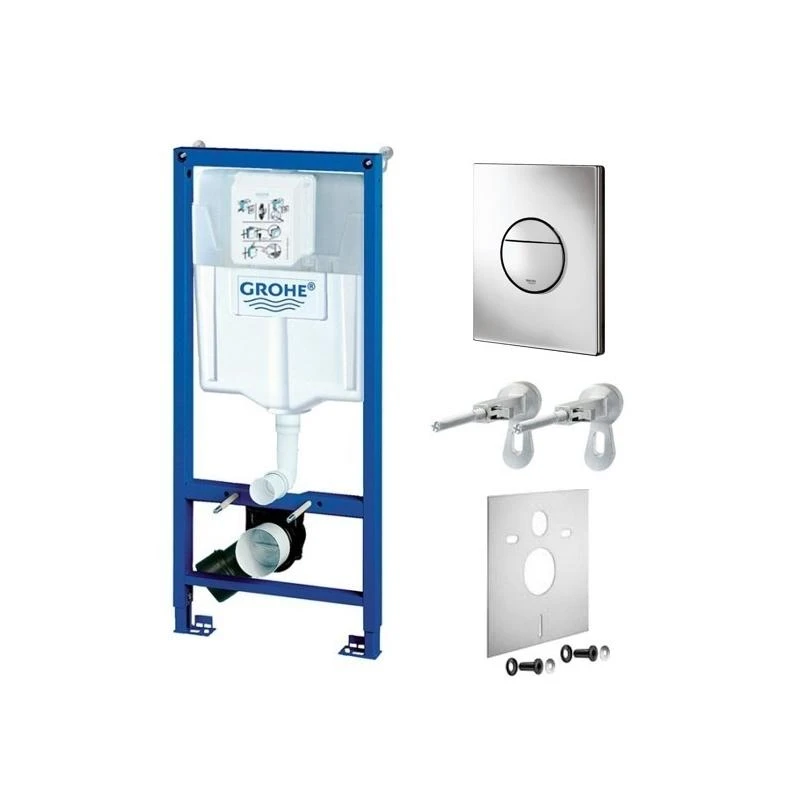 Grohe Komplektas-WC rėmas+Cosmo Nova+sieniniai tvirtinimai+klozeto tarpiklis (4in1)