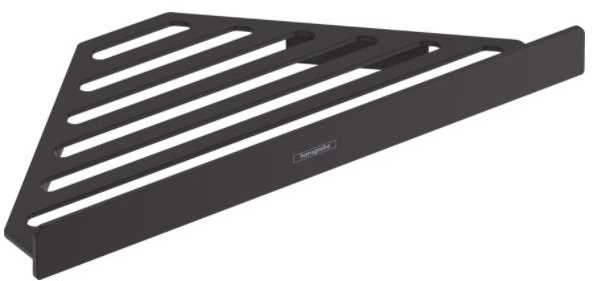 Kampinė lentyna dušui Hansgrohe AddStoris 41741670, juoda matinė