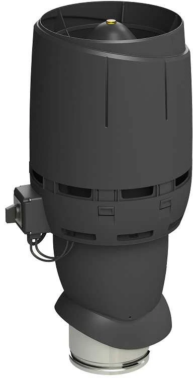 Juodas Flow ECo 160P/500 ventiliatorius