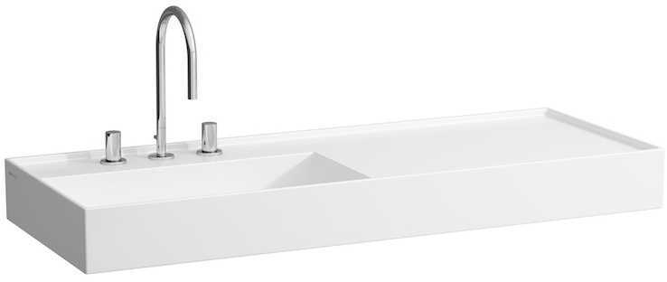 Kartell praustuvas 120cm, baltas