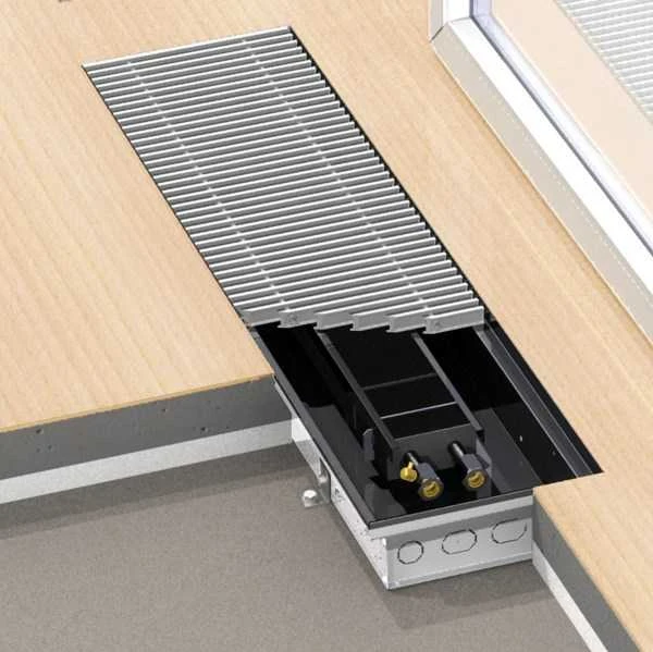 konvektors, ar ventilatoru, Aquilo F1T29 tips, 140x2100 mm,