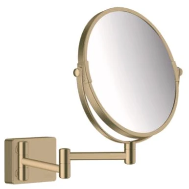 Hansgrohe kosmētiskais spogulis AddStoris, brushed bronze