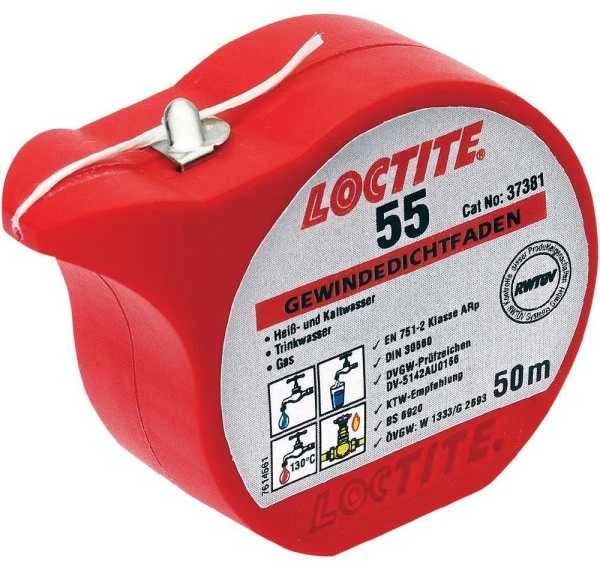 55 Sriegių sandariklis-virvutė 50 m LOCTITE