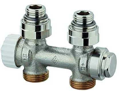 Multilux termost. vārsts ar divpunktu piev. 1/2"x3/4", vertikāls