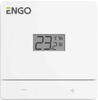 Engo Controls Engo EASY laidinis termostatas 230V, baltas