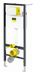 Prevista Dry wc rėmo komplektas + Visign for Style 20 key mygtukas baltas + tvirtinimai, 1120x490mm