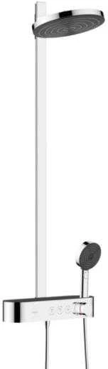 Hansgrohe „Pulsify 260“ 2 srovės dušo sistema su termostatu „ShowerTablet Select 400“, chromuota