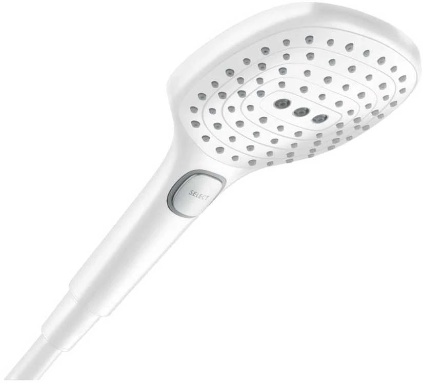 Hansgrohe Raindance Select E 120 3jet rankinis dušas matinės baltos spalvos