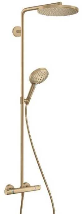 Hansgrohe Raindance Select S termostatinis dušo komplektas. bronza