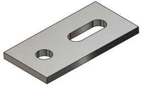 Adapteris 80x40x5 N
