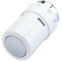 Danfoss RAX termostats, sensors telpas t°, hroms/balts