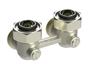 Danfoss RLV-KB radiatora apakšas pieslēgs, taisns, Kv vērtība - 1.4 m³/h, G 3/4", G 3/4