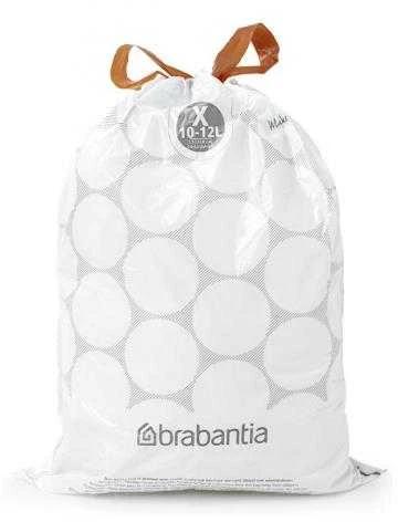 Brabantia Smartfix 20 krepšių šiukšliadėžėms 5l, balti