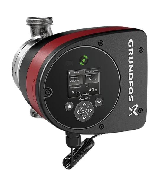 Grundfos Sūknis MAGNA3 25-60 N 180mm DN25 9-91W 230V 50Hz PN10